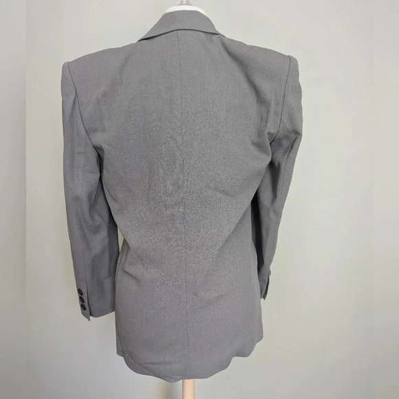 Escada SIngle Button Gray Skirt Suit, Blazer EU 36, Skirt EU 38, US 6 - Picture 11 of 11